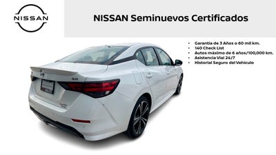 2023 Nissan SENTRA 4 PTS SR PLATINUM CVT AAC AUT ASTOS DEPORTIVOS BOSE PIEL NEGRA QC F LED RA-18