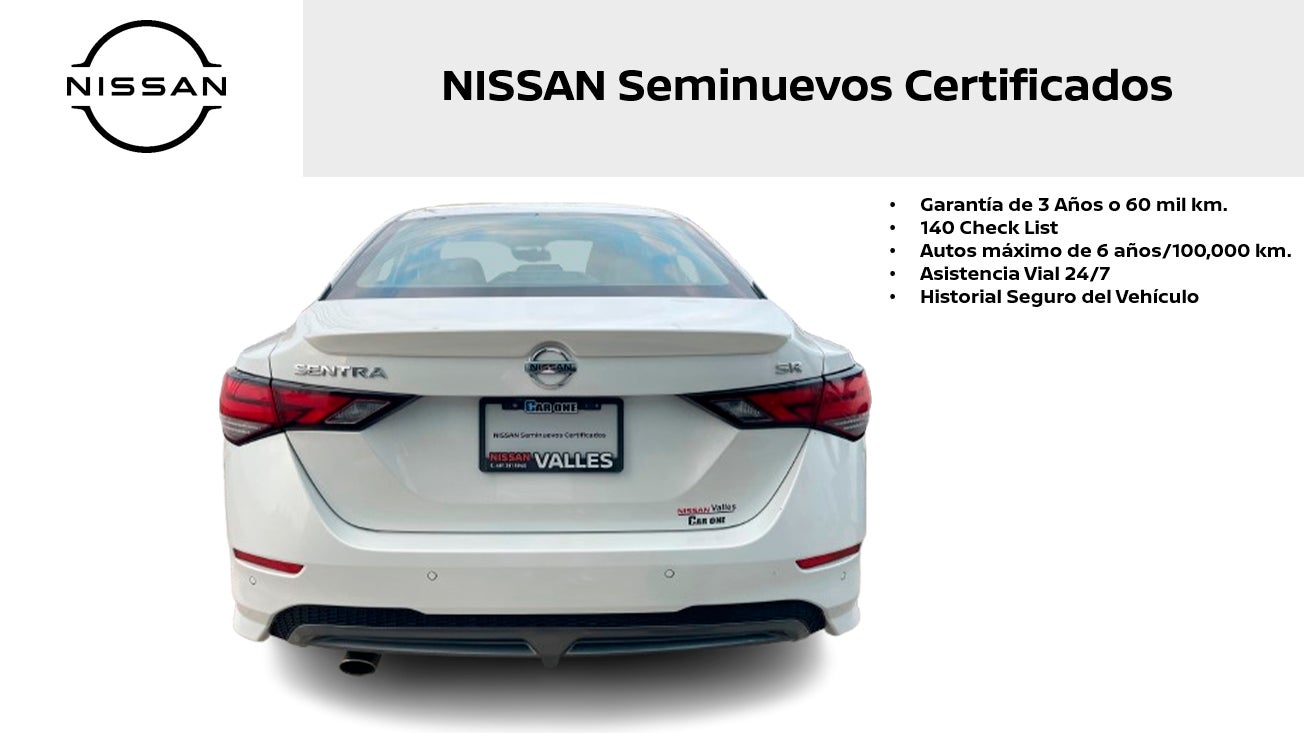 2023 Nissan SENTRA 4 PTS SR PLATINUM CVT AAC AUT ASTOS DEPORTIVOS BOSE PIEL NEGRA QC F LED RA-18