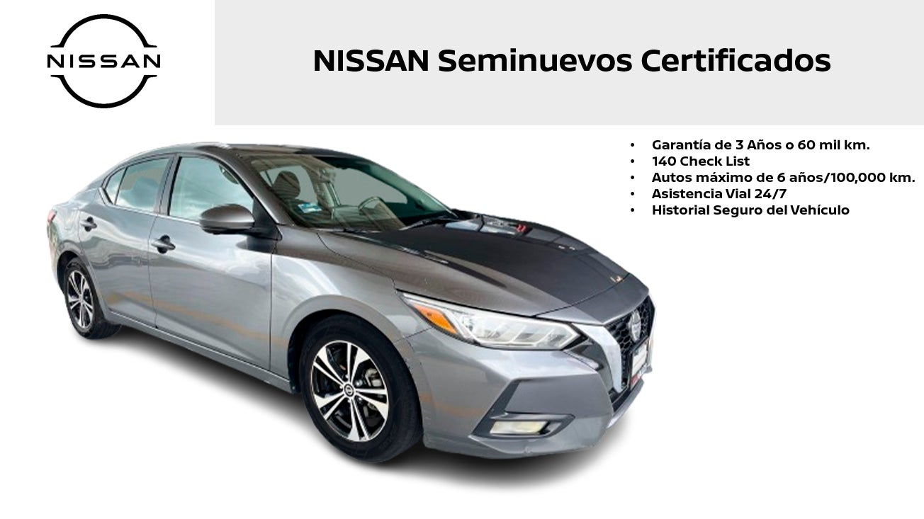 2021 Nissan SENTRA 4 PTS ADVANCE CVT AAC F NIEBLA RA-16