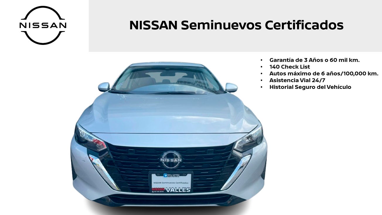 2025 Nissan SENTRA 4P SENSE L42.0 MAN