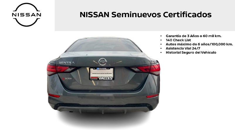 2023 Nissan SENTRA 4 PTS ADVANCE CVT AAC F NIEBLA RA-16