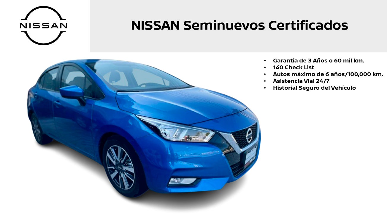 2022 Nissan VERSA 4 PTS ADVANCE CVT AAC VE F NIEBLA RA-16
