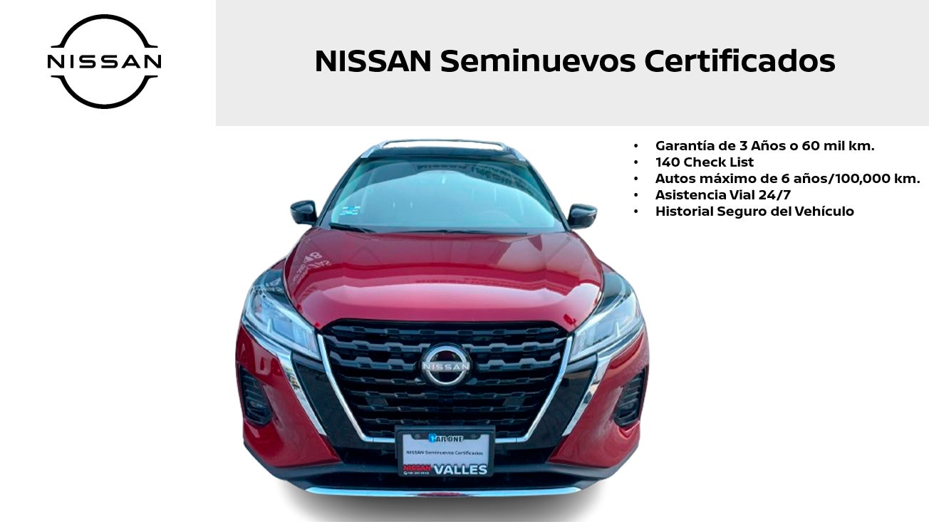 2023 Nissan KICKS 5 PTS EXCLUSIVE 16L TA AAC AUT PIEL GPS RA-17