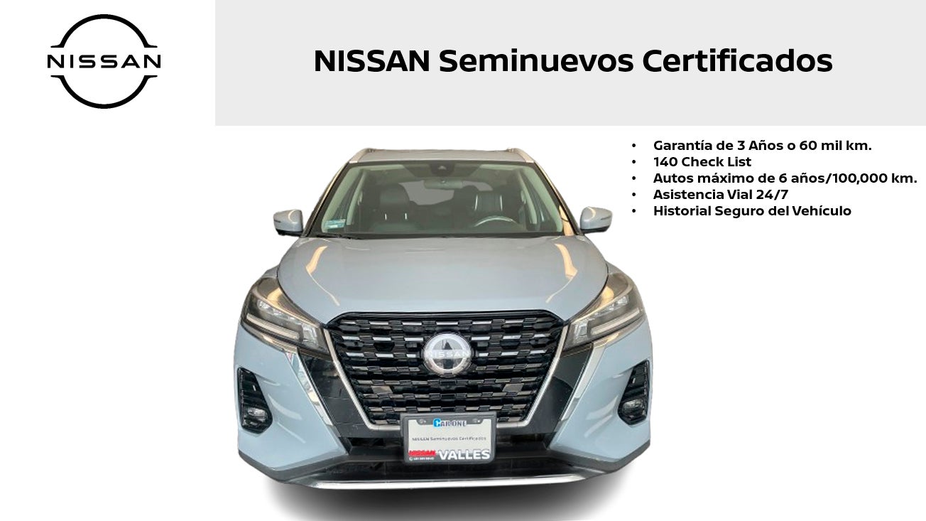 2023 Nissan KICKS 5 PTS PLATINUM 16L TA AAC AUT PIEL GPS RA-18