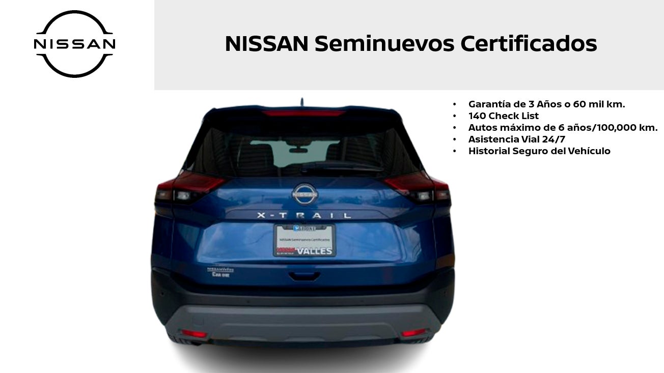 2023 Nissan X-TRAIL 5 PTS EXCLUSIVE CVT PIEL QCP GPS 5 PAS RA-19